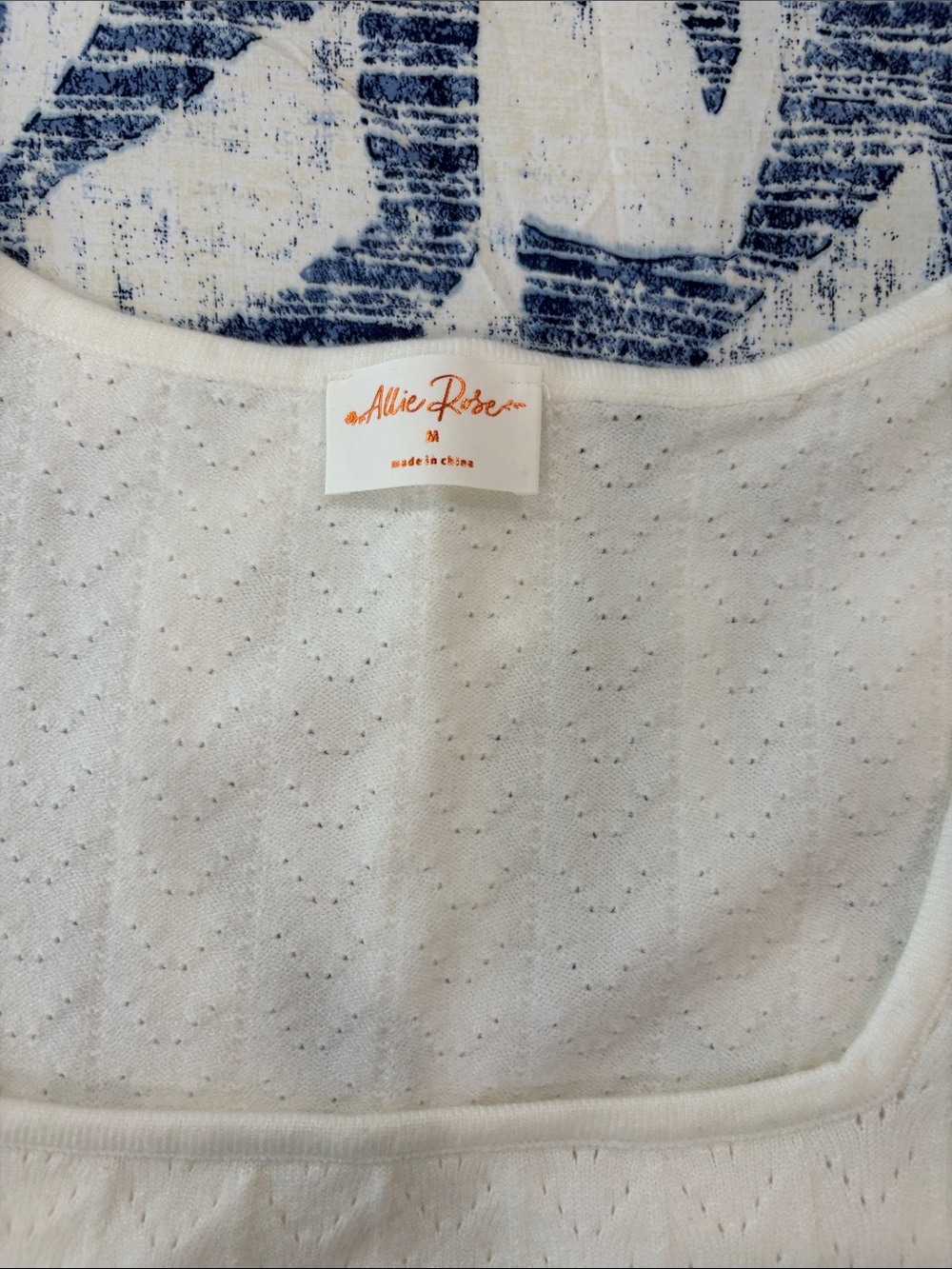 Madewell White Square-Neck Knit Tank Top - Picture 2 of 3